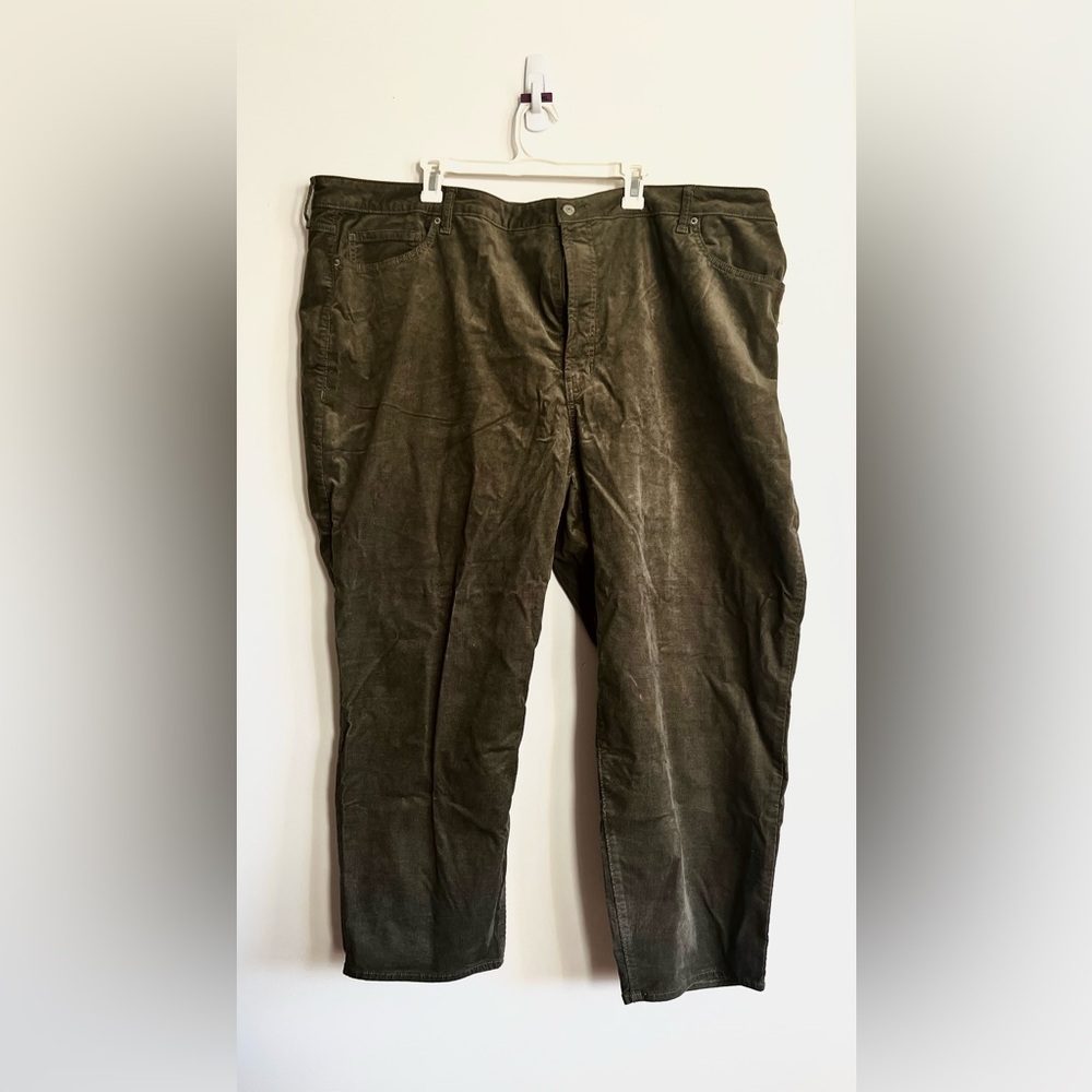 Old Navy High-Waisted OG Straight
Corduroy Ankle Pants Olive Trousers 28W - Picture 7 of 12